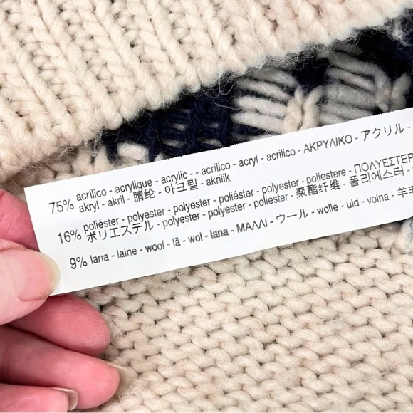 Zara Fancy Collection Wool Blend Tassel Sweater - Picture 10 of 11